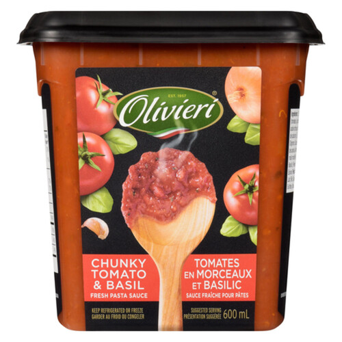 Olivieri Pasta Sauce Chunky Tomato And Herb 600 ml