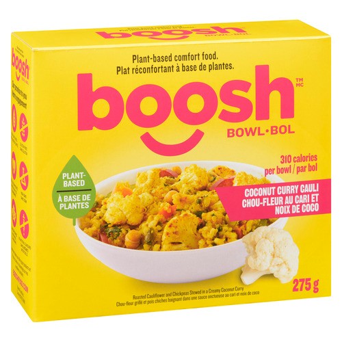 Boosh Plant Based Bowl Coconut Curry Cauliflower 275 g (frozen)