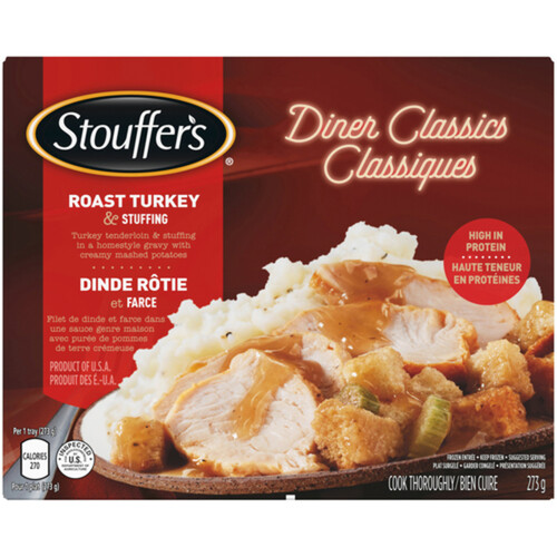 Stouffer's Frozen Diner Classics Turkey & Stuffing 273 g