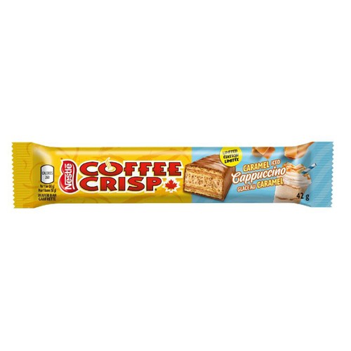 Coffee Crisp Chocolate Bar Caramel Iced Cappuccino 42 g