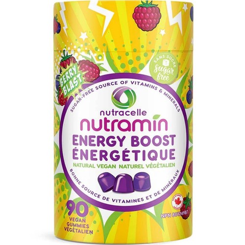 Nutramin Energy Boost Vegan Gummies 90 Count