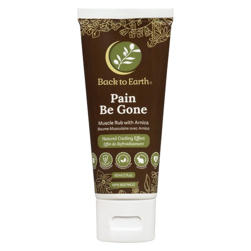 Back to Earth Pain Be Gone Muscle Rub 60 ml