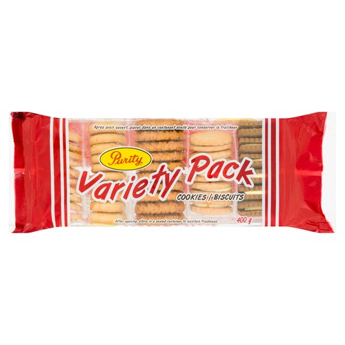 Purity Cookies Variety Pack 400 g