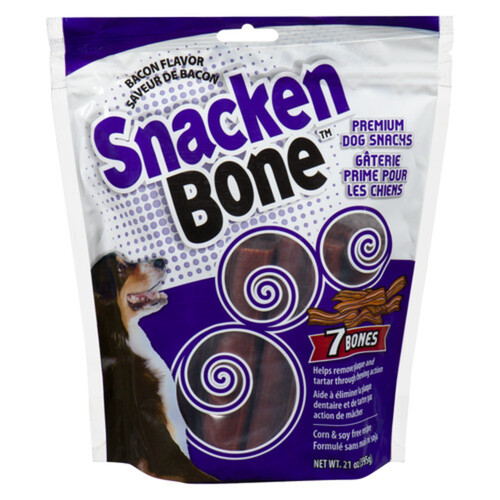 Snacken Bone Bacon Dog Treats 7 x 85 g
