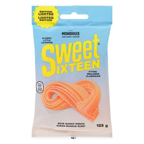 Sweet Sixteen Candy Sour Mango Ribbon 125 g