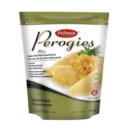 Pelmen Sauerkraut Perogies 625 g (frozen)