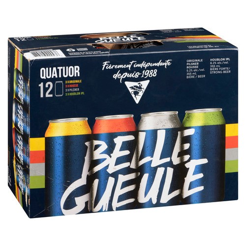 Belle Gueule Quatuor Beer Multipack 12 x 355 ml (cans)