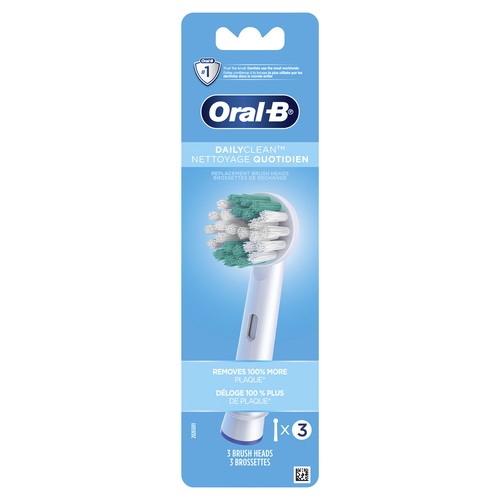 Oral-B Daily Clean Brush Heads 3 Count