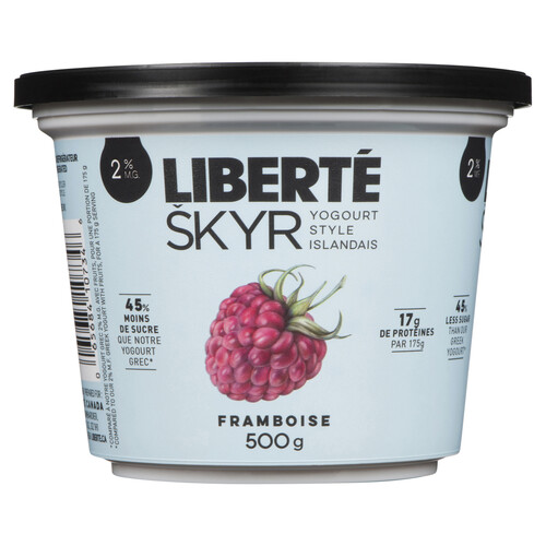 Liberté Skyr 2% Yogurt Raspberry 500 g