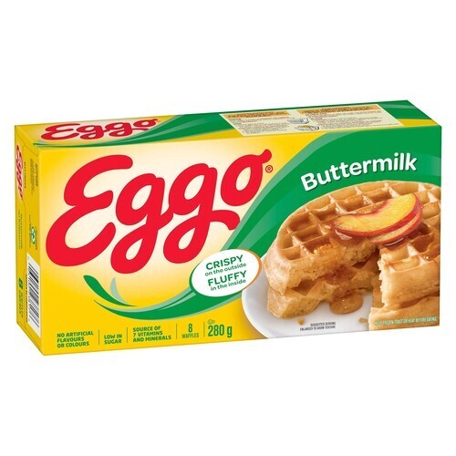 Kellogg's Eggo Frozen Waffles Buttermilk 280 g