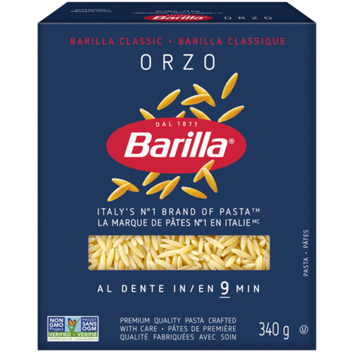 Barilla Pasta Orzo 340 g