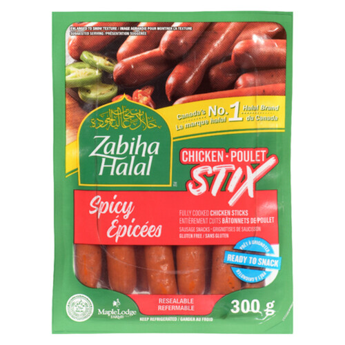 Zabiha Halal Chicken Sticks Spicy 300 g