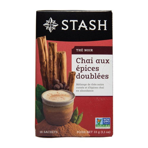 Stash Tea Double Spice Chai 18 EA