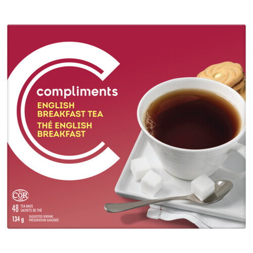 Compliments Tea English Breakfast 48 Bags