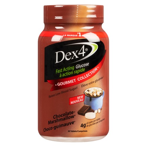 Dex4 Fast Acting Glucose Chocolate-Marshmallow 50 Tablets