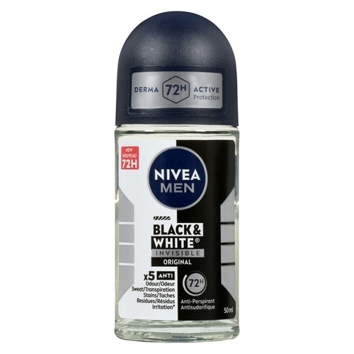 Nivea Men Roll On Deodorant Black & White Original 50 ml