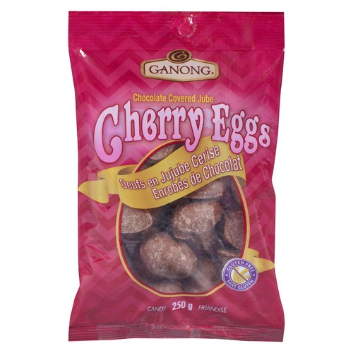 Ganong Gluten-Free Easter Jubes Chocolate Cherry 250 g