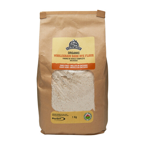 Farm Boy Organic Wholegrain Dark Rye Flour 1 kg