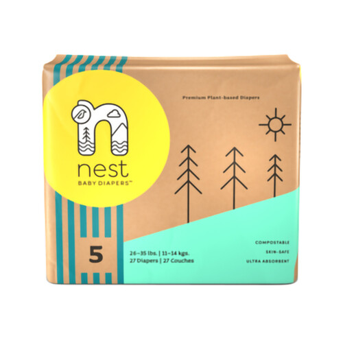 Nest Baby Diapers Size 5 27 Count