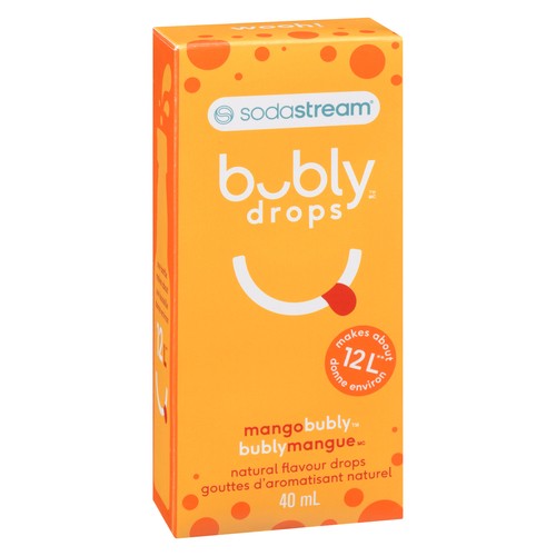 SodaStream bubly drops Natural Flavour Drops Mango Bubly 40 ml