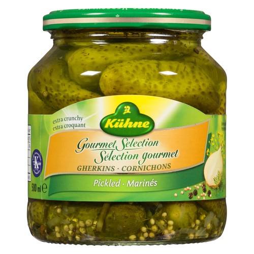 Kuehne Gourmet Selections Gherkins 500 ml