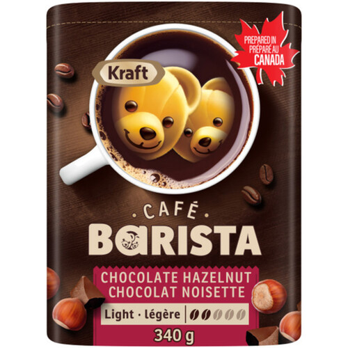 Kraft Café Ground Coffee Barista Chocolate Hazelnut 340 g