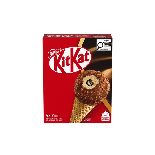 Kit Kat Cones Frozen Dessert 4 x 135 ml