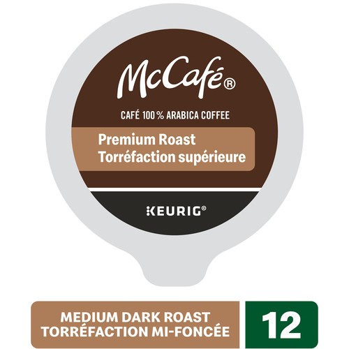McCafé Coffee Pods Medium Dark Roast 12 K-Cups 129 g