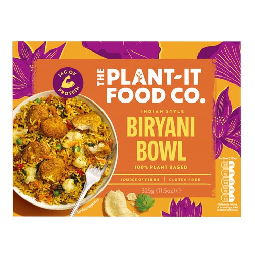 Plant It Frozen Biryani Bowl Inidan Stlye 325 g