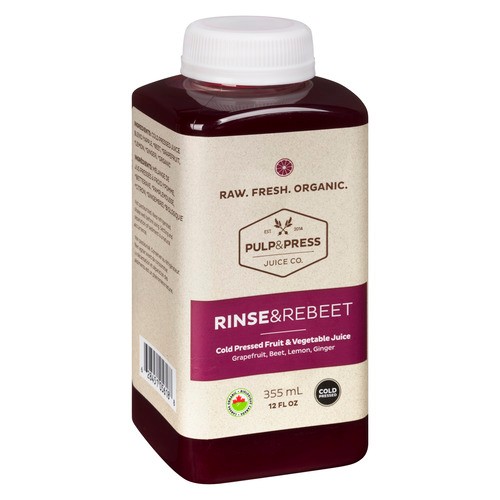 Pulp & Press Juice Cold Pressed Juice Rinse & Rebeet 355 ml
