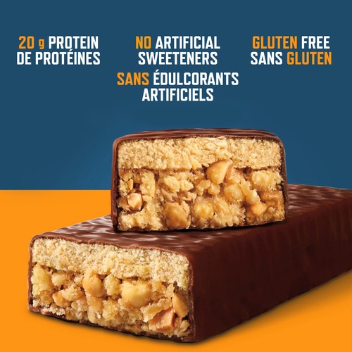 Builders Protein Bars Chocolate Peanut Butter Flavour 20 g of Protein 68 g