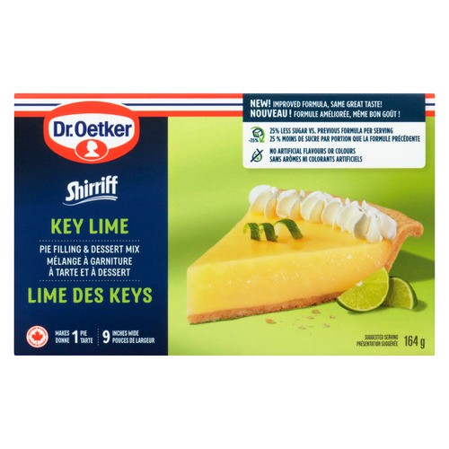Dr. Oetker Shirriff Pie Filling & Dessert Mix Key Lime 164 g