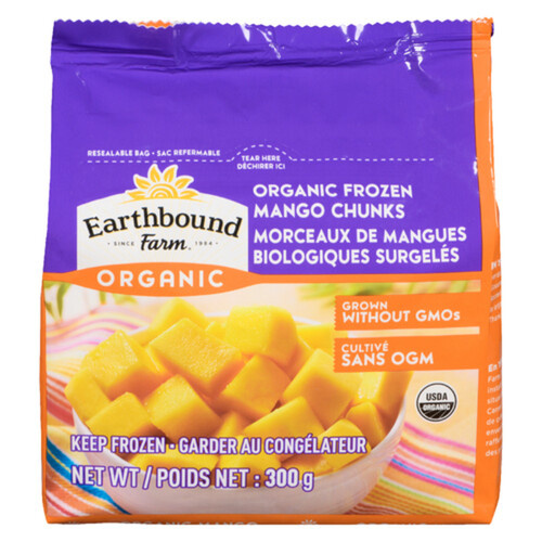 Earthbound Farm Organic Frozen Fruits Mango 300 g