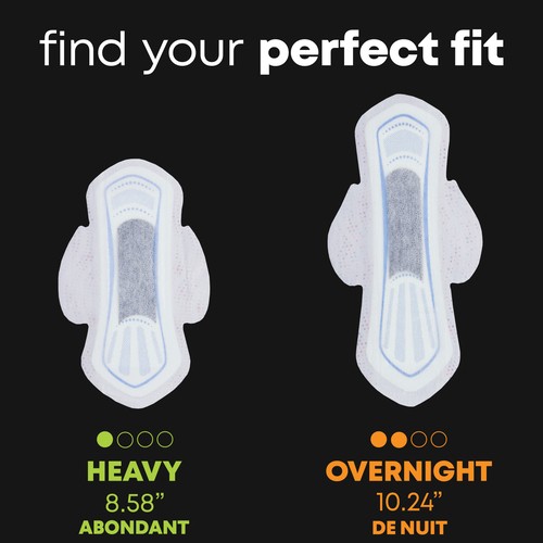 U by Kotex Teen Ultra Thin Pads Overnight With Wings 12 Count
