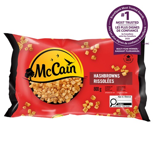 McCain Frozen Hashbrowns Diced 800g