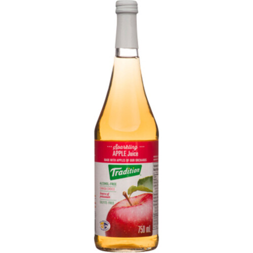 Tradition Sparkling Juice Apple 750 ml (bottle)