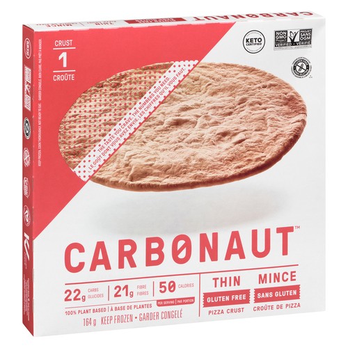 Carbonaut Gluten-Free Frozen Pizza Crust 10 Inch Thin 164 g