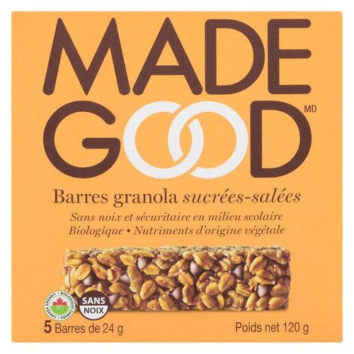 MadeGood Organic Granola Bars Sweet & Salty 5 EA