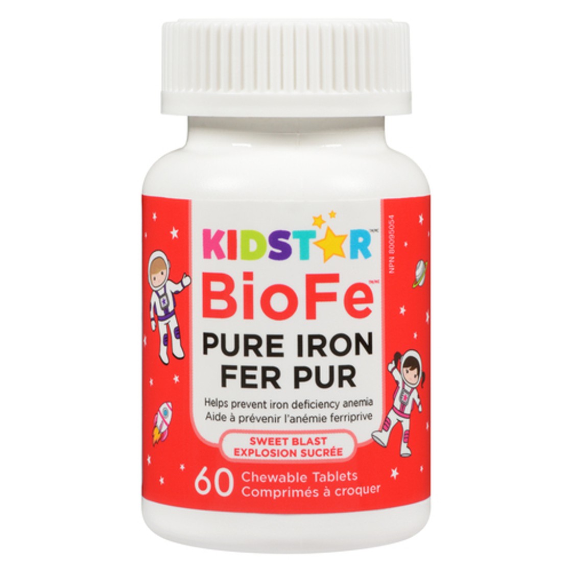 Biofe BioFe Pure Iron Chewable Tablets Sweet Blast 60 Count - Voilà Online ...