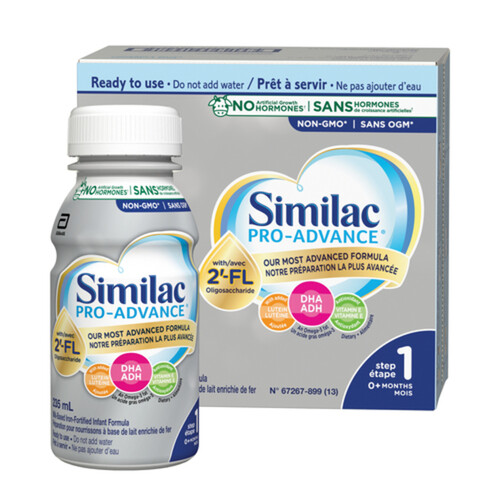 Similac Pro-Advance Baby Formula Step Ready To Use 16 x 235 ml