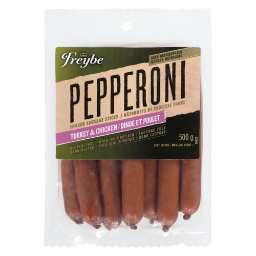 Freybe Pepperoni Sausage Sticks Turkey Chicken 500 g