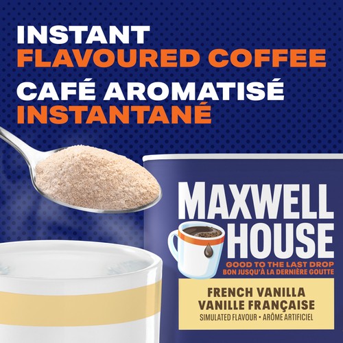 Maxwell House Instant Coffee Beverage Mix French Vanilla 240 g