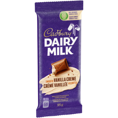 Cadbury Dairy Milk Smooth Vanilla Creme 95 g
