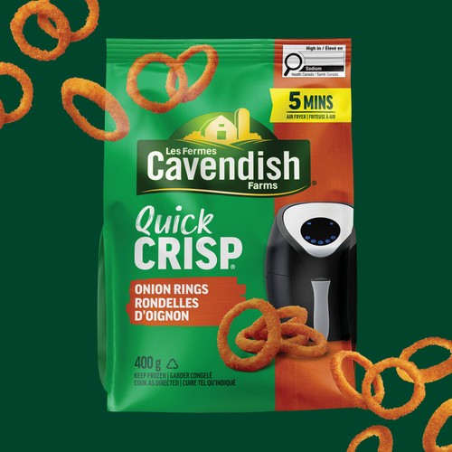 Cavendish Farms Quick Crisp Frozen Onion Rings 400 g