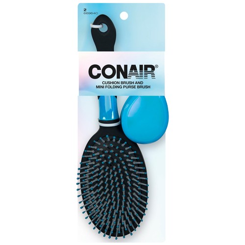 Conair Hair Cushion Brush Full Size 2 Pack 1 Count