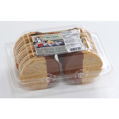 Moms Oat Cakes Peanut Butter 6 EA
