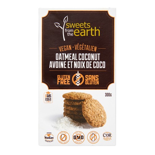 Sweets From The Earth Gluten-Free Cookies Oatmeal Coconut 300 g (frozen)