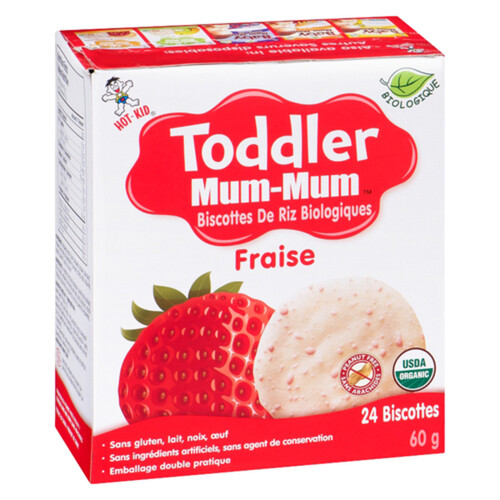 Hot-Kid Toddler Mum Mum Strawberry Banana 60 g