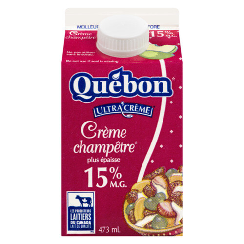 Quebon 15% Country Style Cream 473 ml