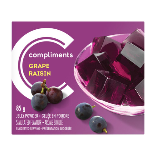 Compliments Jelly Powder Grape 85 g